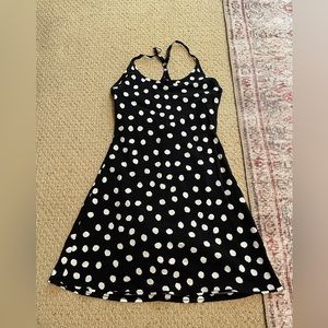 Outdoor voices exercise dress polka dot